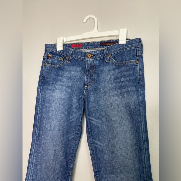 AG Vintage Y2K the Club Low Rise Flare BootCut Sz 31 Made in California - Picture 2 of 10